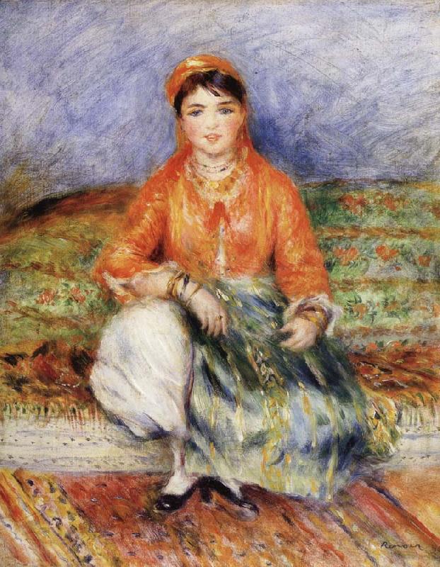 Pierre Renoir Algerian Girl France oil painting art